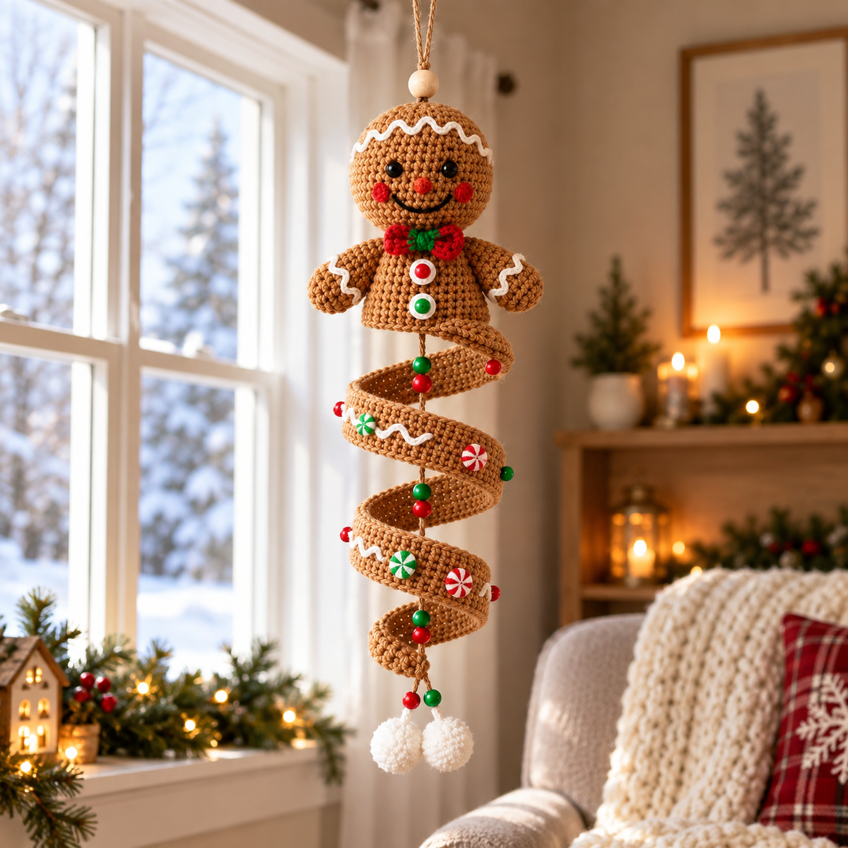 Kit espiral de Navidad — Galleta de jengibre